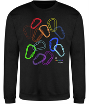 Carabiner Rainbow Lesbian Cosy Sweatshirt